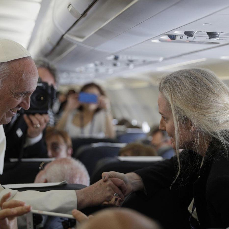 Pope Francis bestowed a special nickname on AP's Vatican reporter for her often-tough questions